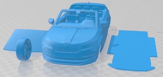Skoda sunroq 2019 druckbar Wagen Slot scalextric tamiya rc miniz Hobby Mikro 3d print model - Mito3D