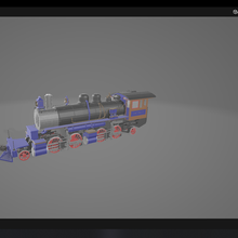 Skookum lokomotif lokomotifler eski 3d print model - Mito3D