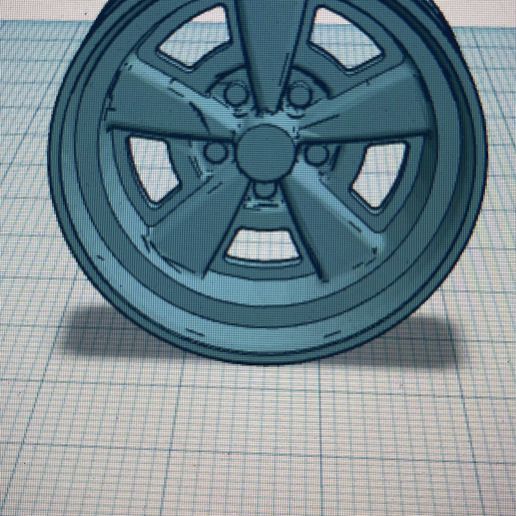 skool cragar-style wheel art hot rod cragar speedster og boulevard 3D print model - Mito3D