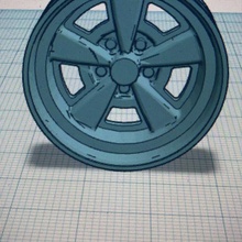 scuola cragar style ruota arte caldo asta speedster og viale 3d print model - Mito3D