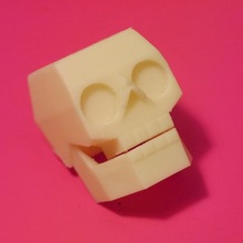 skull art sculptures 3d print model - Mito3D
