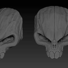 skull various art 3d print model - Mito3D