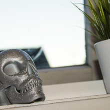 skull home decor decoration household human stl 3d print model - Mito3D