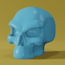 skull art ornament decorative display 3d print model - Mito3D