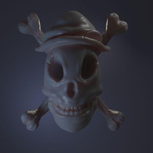 skull 3d print model - Mito3D