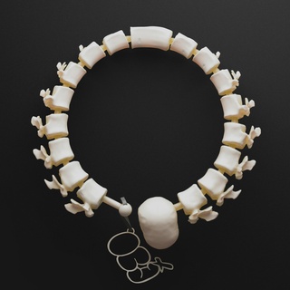 skull - articulated bracelet men's jewelry 3d print model - Mito3D