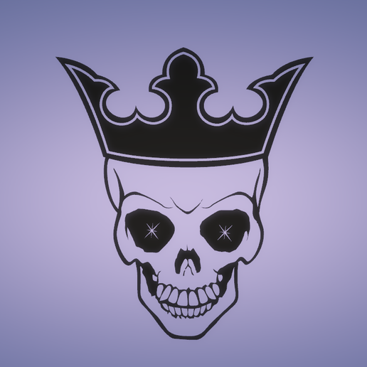skull - crown 3D print model - Mito3D