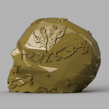 crâne ancien centaure x2 squelette tête Halloween monstre 3d print model - Mito3D