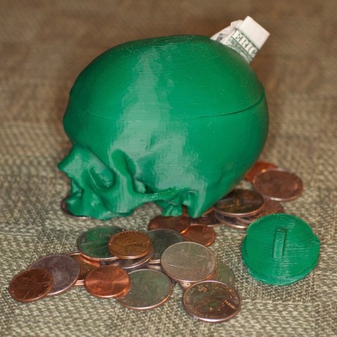 skull bank various openscad featured 3D print model - Mito3D