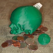 cráneo del banco varios openscad destacados 3d print model - Mito3D