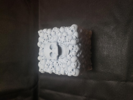 crânio caixa recipiente 3d print model - Mito3D