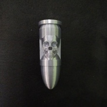 skull bullet 5cm 3d print model - Mito3D