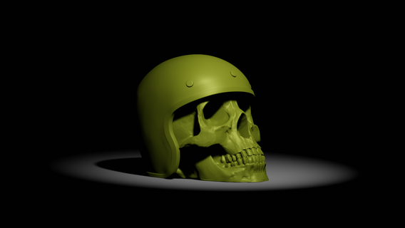 cranio Astuccio guaina chiave squillare giocattoli giocattolo portachiavi arte chile re casco motociclista motociclette 3d print model - Mito3D