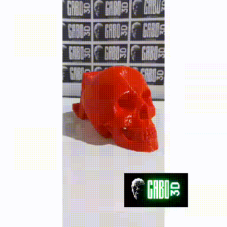 crânio celular suporte célula phone ajustável Bruxas terror 3d print model - Mito3D