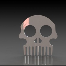 cranio pettine vari libero 3d print model - Mito3D