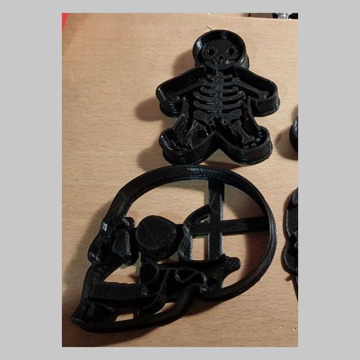 skull cookie cutter cookiecutter muertos halloween cortador galleta 3D print model - Mito3D