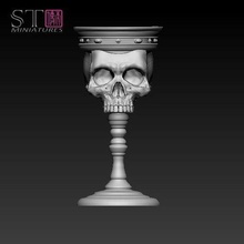 skull cup model 2 3d print model - Mito3D
