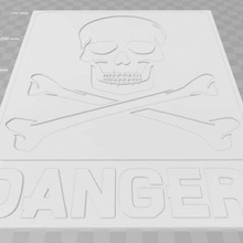 skull danger sign art signs logos warning sign warning skull signage sign