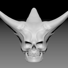 crâne de démon divers le art sculpter morts 3d print model - Mito3D