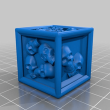 skull dice - crane zombicide bp gh & rum&bones alternatives games 3d print model - Mito3D
