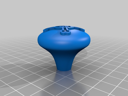 skull drawer pull handle knob decor 3d print model - Mito3D