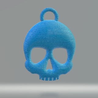 skull earrings halloween monsters cute cool fun 3d print model - Mito3D