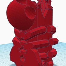 crânio flash hider jogo airsoft softair acessório chama a tampa 3d print model - Mito3D