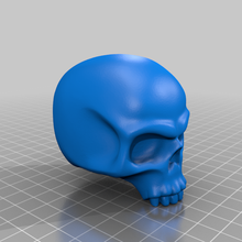 skull gear knob car fun automotive 3d print model - Mito3D