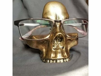 cráneo lentes apoyo minimalista barato Moda colección vaso gafas Arte humano 3d print model - Mito3D