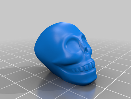 skull head axial capra rc crawler r c vehicles 3d print model - Mito3D