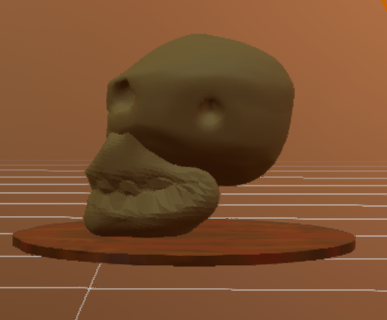 skull homo avilis imprecion 3d 3d print model - Mito3D