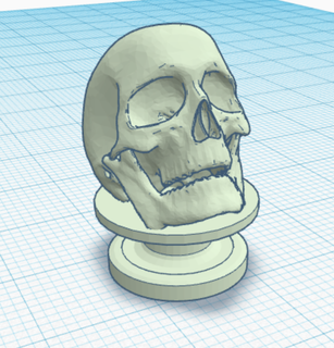 skull jibbit 3d print model - Mito3D