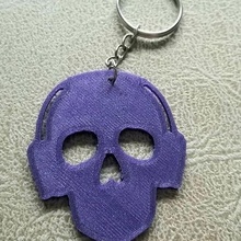 skull key ring fashion 3d print model - Mito3D