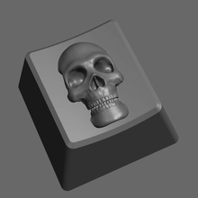skull keyboard key gadget desktop laptop razor 3d print model - Mito3D