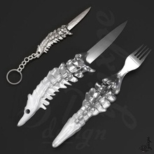 cranio coltello forchetta 3d print model - Mito3D