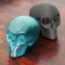 crânio lee a arte decoração alien extraterrestre 3d print model - Mito3D