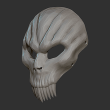 crâne masque facial déguisement mode 3dprint jouet squelette stylisé jeux jouets 3d print model - Mito3D