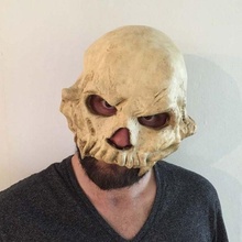 cranio maschera Halloween gadget 3d print model - Mito3D