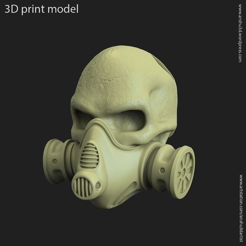 cráneo máscara vol1 pendant jewelry organic rider face-mask mech clothing accessories fashion silver hard-surface sci-fi biker 3D print model - Mito3D