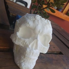 skull mexican planter calavera mexicana maseta kalaka pot see 3d print model - Mito3D