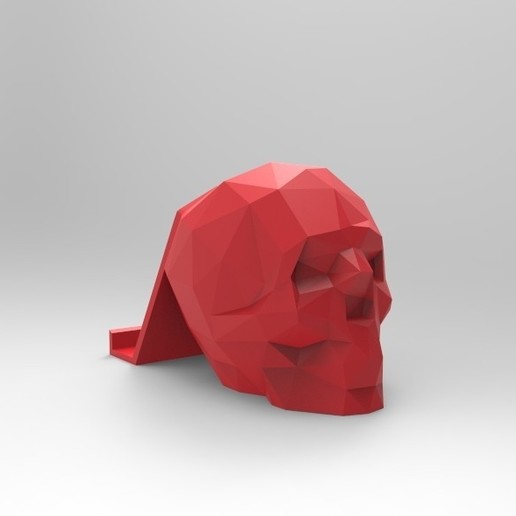 TOTENKOPF mobile-Unterstützung gadget Schädel Unterstützung Telefon samsung iphone 3D print model - Mito3D