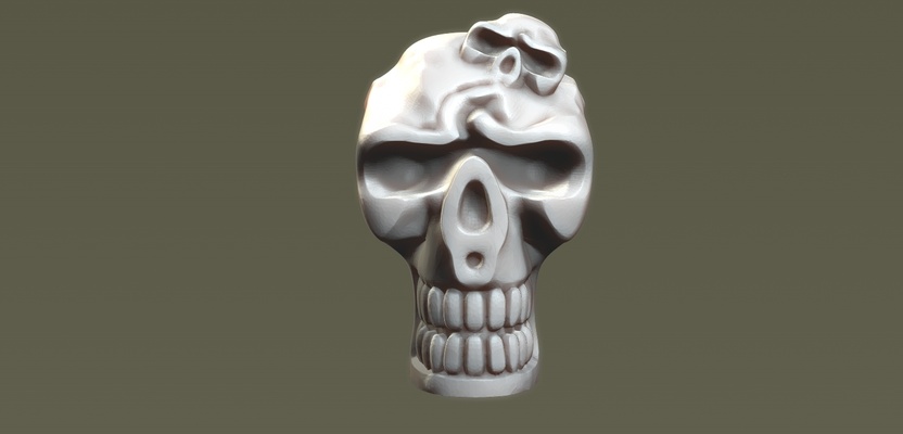 skull model 3d print model - Mito3D