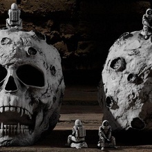 cranio Luna serie2 arte 3d print model - Mito3D