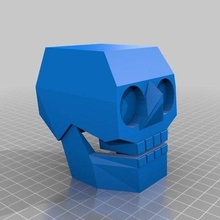 skull moriza fixed human models 3d print model - Mito3D