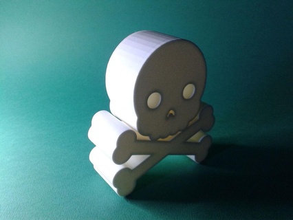 skull nestable box 2 v1 3d print model - Mito3D