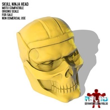 crâne ninja tête motu compatible Jeu motuo maîtrise univers he man heman rbl3d figurine point linkuei mortel kombat Scorpion 3d print model - Mito3D