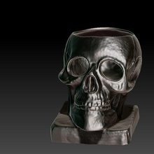 skull pen 3d print model - Mito3D