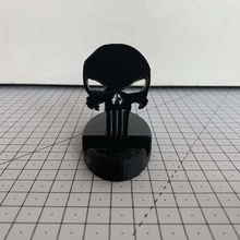 skull phone base gadget 3d print model - Mito3D