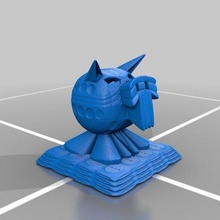 kafatası uyarmak oyun domuz oyuncak 3d print model - Mito3D