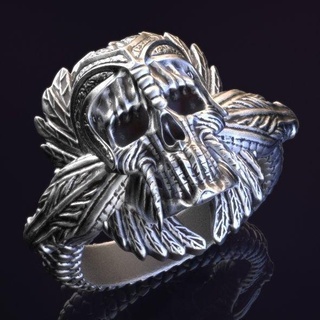 skull ring Jewelry pendant charms braclete earrings 3d print model - Mito3D